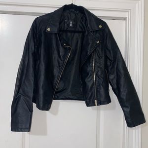 Missguided Faux Leather Jacket